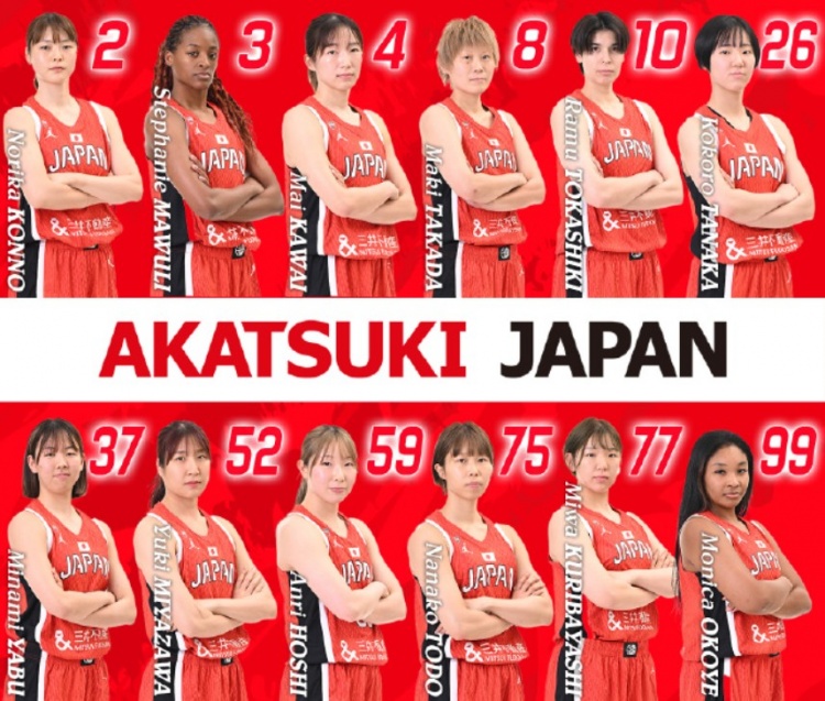 日本女籃今日啟程前往深圳 球隊以時隔2年奪回亞洲王座為目標